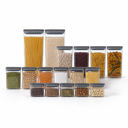 [20 PIEZAS] Set de Recipientes Herméticos + 3 Contenedores de Vidrio